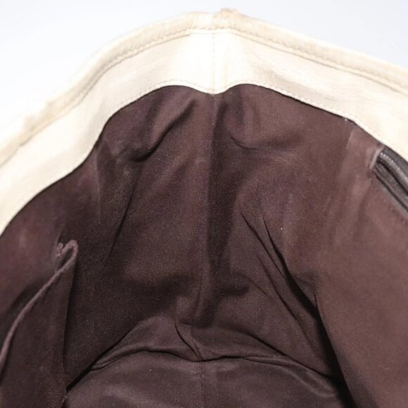 GUCCI GG Supreme Hand Bag PVC Beige Gold 116 02 080 Auth BA2772 - Picture 12 of 16